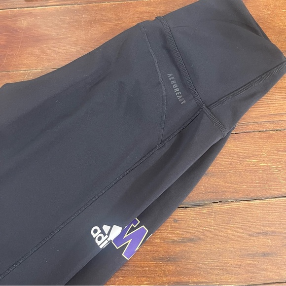Adidas Black Performance Leggings Sleek Design - Picture 1 of 5